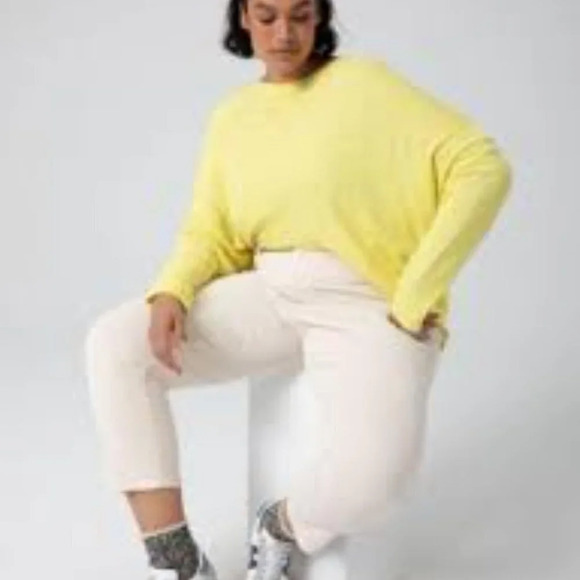 Anthropologie Damiana Pullover Slouchy Yellow Knit S - Picture 1 of 9